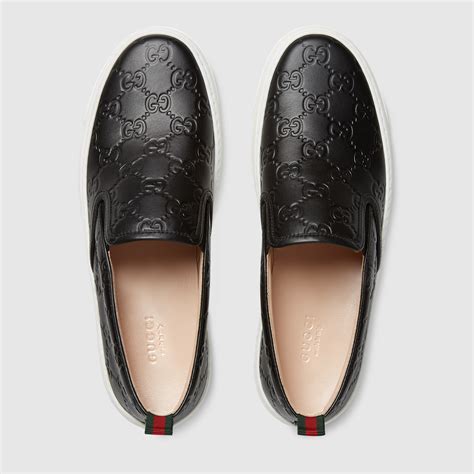 gucci signature slip on sneaker women& 39|slip on gucci price.